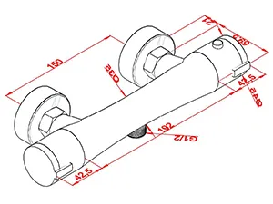 خلاط دش ثرموستاتي